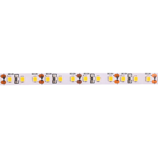 LED-2835 SMD лента, 120 LEDs/M, 9.6W, 12V, IP20, теплый белый свет