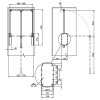 Гардеробный лифт (пантограф) 450-600мм, 12 кг, белый Muller