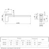 Полкодержатель Ferro Fiori M 7010.230, нагрузка 18 кг никель