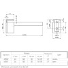 Полицетримач Ferro Fiori M 7020.140, навантаження 21 кг нікель