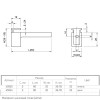 Полкодержатель Ferro Fiori M 7020.080, нагрузка 20 кг хром
