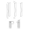 Ручка мебельная Ferro Fiori M 7020.900 белый