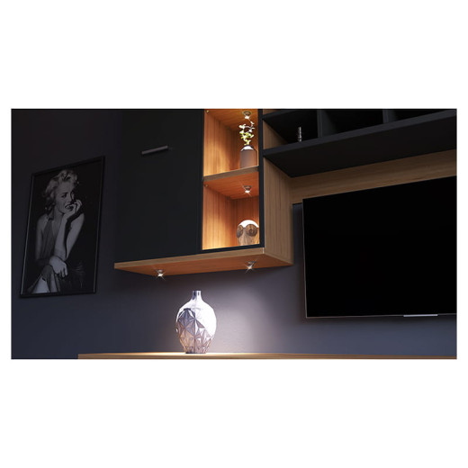 LED-светильник EYE, поворотный, 1, 2Вт, 12В, 6000К, алюминий
