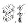 Карго 300мм графит/стекло, Essence VIBO (EGTGM30B2EVGFO)