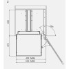 Колонна для распашного карго 600мм, серый, Galaxy VIBO (CEM60S/17VG)