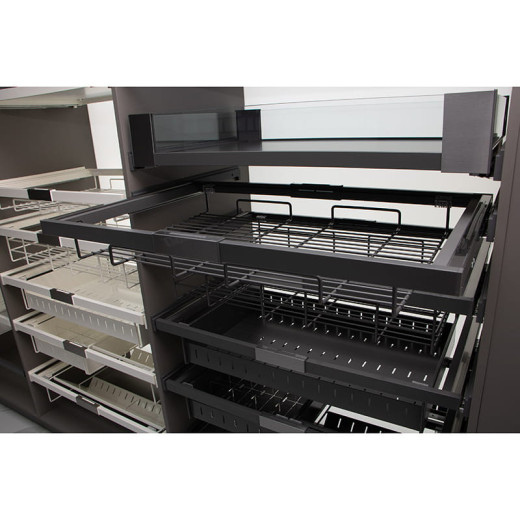Рама регул. гардеробная (830-900мм) графит, Venus VIBO (ATRV83/90GMVGF)