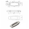 Ручка мебельная Ferro Fiori M 0780.64 черный