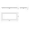 Сушка с рамой для посуды (комплект) 600мм VIBO (ESV60VPRRCP)