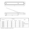 Ручка мебельная Ferro Fiori M 0760.96 хром