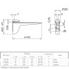 Полкодержатель Ferro Fiori M 7070.130, нагрузка 7 кг черный