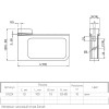 Полкодержатель Ferro Fiori M 7090.100, нагрузка 10 кг хром