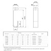 Держатель для трубы 30х15 Ferro Fiori M 11010.77 средний хром