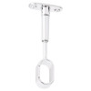 Держатель для трубы 30х15 Ferro Fiori M 11050. средний, хром
