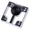 Ножка мебельная Ferro Fiori M 12030 h=16, с площадкой 60х60, нагрузка 200 кг хром