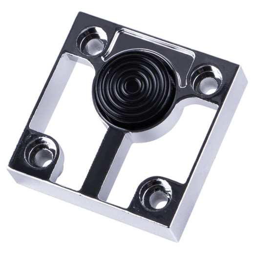 Ножка мебельная Ferro Fiori M 12030 h=16, с площадкой 60х60, нагрузка 200 кг хром