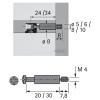 Дюбель ввинчиваемый Rastex DU425(79521)