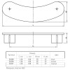 Ручка мебельная Ferro Fiori by Poliplast PL 11006.128 сиреневый