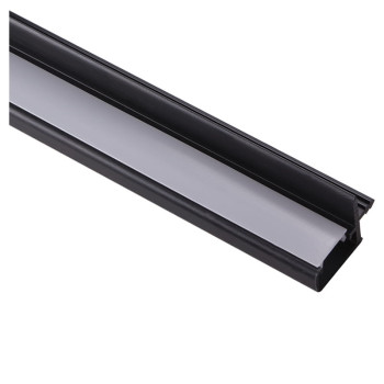 Профіль GOLA у верхній модуль, L=4000 мм LED, type L, чорний браш, Scilm