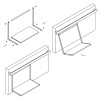 Полка Cosma PIANO 2.0 L=272mm, черный