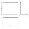 Полка Cosma PIANO 2.0 L=272mm, черный