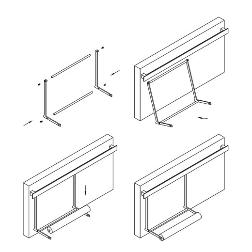 Держатель для бумаги Cosma PIANO 2.0 L=280 mm, черный
