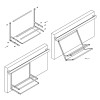 Полка для специй Cosma PIANO 2.0 L=280 mm, черный