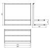 Полка для специй Cosma PIANO 2.0 L=280 mm, черный