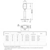 Держатель для трубы 30х15 Ferro Fiori M 11050 концевой, белый