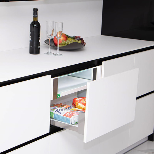 Корзина 900мм белый/стекло (внутренняя), Essence VIBO VIBO (CCTGM90EVBO)