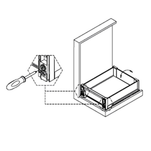 Корзина 900мм белый/стекло (внутренняя), Essence VIBO VIBO (CCTGM90EVBO)