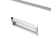 Ручка мебельная UA 08/C00/04/128 (DU 08 AL/128 G2) врезная алюминий/хром