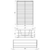 Корзина 400мм, г425*ш364*в140, хром