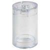 Ножка мебельная Ferro Fiori PL 11001, d=50, h=80, нагрузка 1000 кг, прозрачный