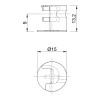 Эксцентриковая стяжка Rastex 15/18, цинк (9056599) Hettich