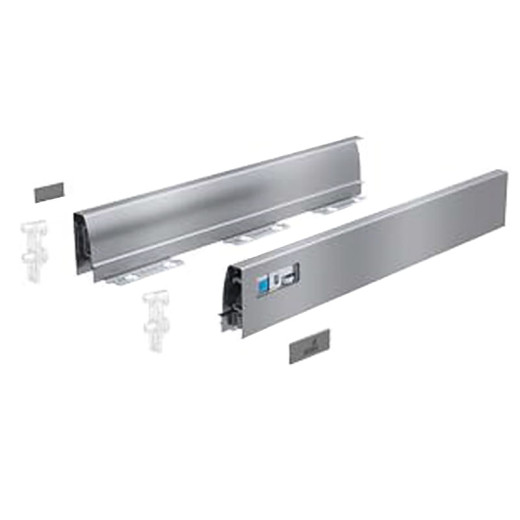 Комплект боковин Atira L=470мм H=54мм серебро (9195080) Hettich