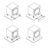 Пластина с клипсой на магните к ДСП, Blink System, Sсilm