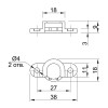 Пластина с клипсой на магните к ДСП, Blink System, Sсilm