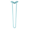 Ножка мебельная HAIRPIN Leg 2ROD Big h55см азур (бирюзовая)