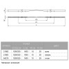 Ручка меблева Cosma M 587.320-1280 L=1600mm титан
