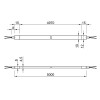 Neon-стрічка, SMD 2835, 9, 6Вт, 12В, IP20, 4х10 мм, денне світло