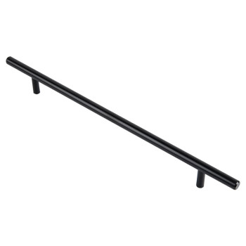 Ручка релінгова RE 1010/224 (DR 10/224 G1) моноліт Ø 10 чорний