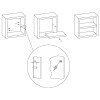 Полкодержатель D5 с пластиковым колпачком