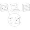 Полкодержатель Safe, D=5, никель 13*6,5мм