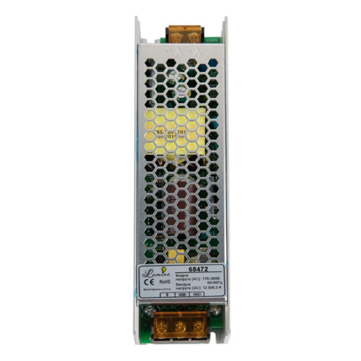 Блок питания для LED, 100W, 12V, IP20, компакт. метал. корпус