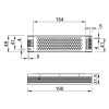 Блок питания для LED, 100W, 12V, IP20, компакт. метал. корпус