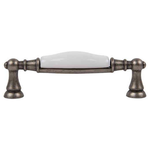 Ручка мебельная Marella CL 15141.96 сталь | белый