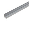 Профіль для LED-стрічки, врізний зі шторкою, L=3м, алюміній, анодоване срібло