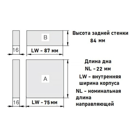 Комплект Muller Box profi line L-450 Н-95 антрацит