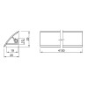 Бортик EGGER F187 ST9 Бетон Чикаго темно-серый 4.1 м.п. (AC10)