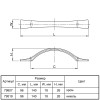 Ручка меблева US 2906/96 (DS 29/96 G5) нікель